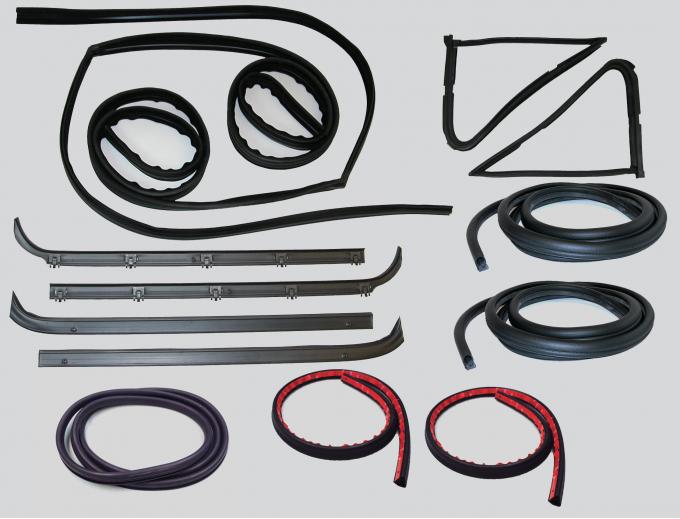 Fairchild Industries Belt Weatherstrip--Window Channel--Door Seal Kit, Inner & Outer Driver Side & Passenger Side KF1006-13