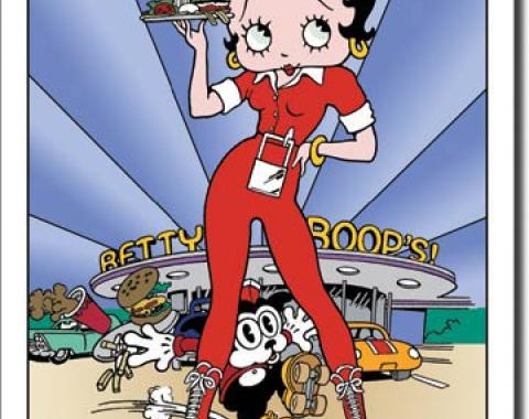 Tin Sign, Betty Boop Diner