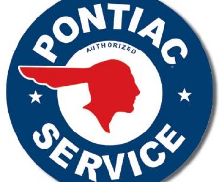 Tin Sign, Pontiac Service