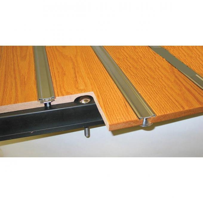 Chevy Truck Bed Flooring, Short Bed, Step Side, Oak, With Hidden Mounting Holes, 1967-1972