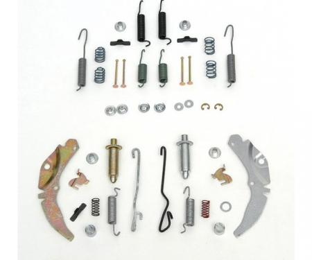 Full Size Chevy Self Adjusting Brake Kit, Rear, 1958