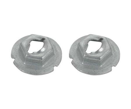 Ford Thunderbird Trunk Lock Retainer Hardware Set, 2 Pieces, 1961-63