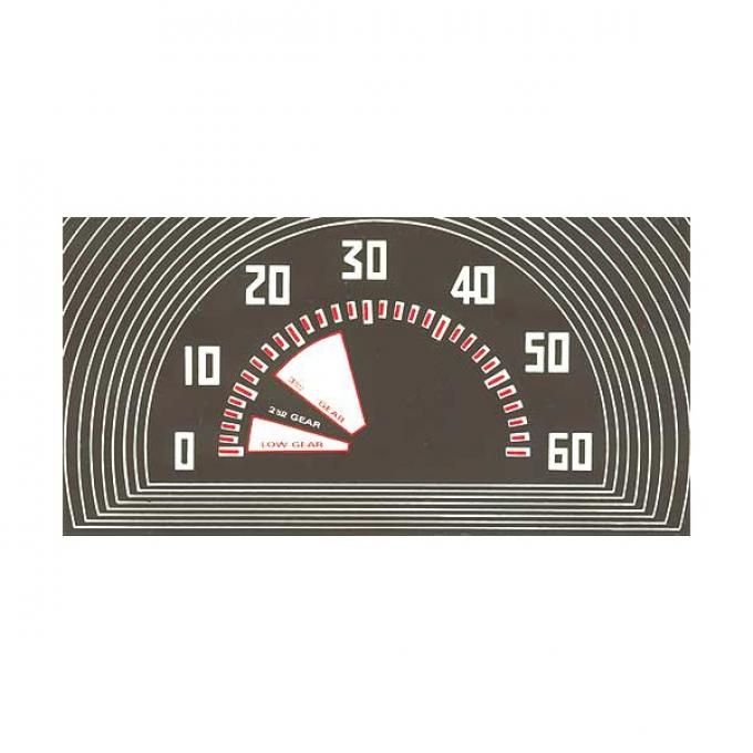 Speedometer Face Decal - Ford 1-1/2 Ton Truck