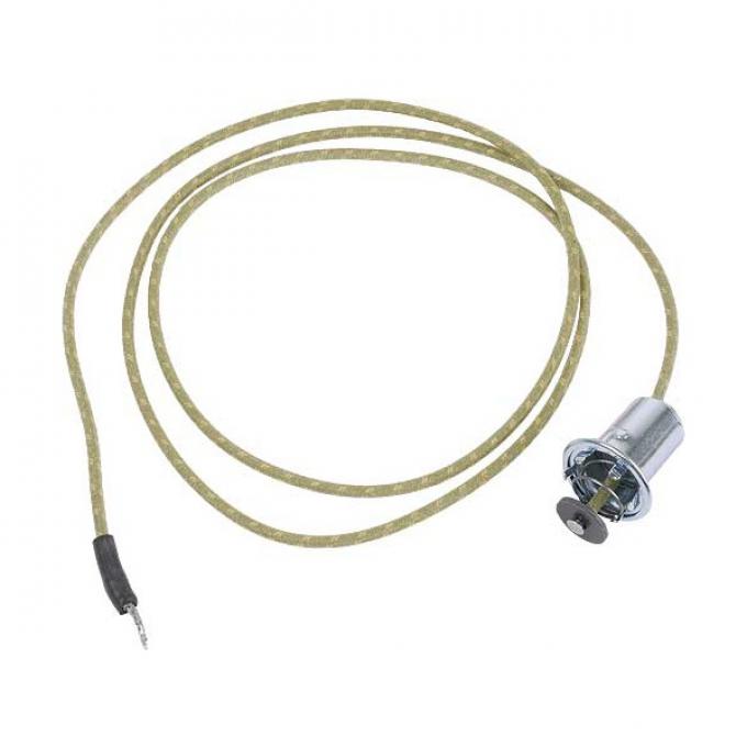 Map Light Socket And Wire - 46 Long - Mercury Only