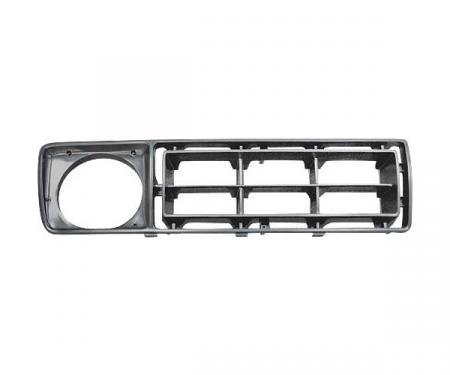 Ford Pickup Truck Grille Shell Insert - Left Side - Gloss Black - F100 Thru F350