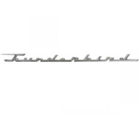 Ford Thunderbird Door Nameplate, Thunderbird Script, Chrome, 1959