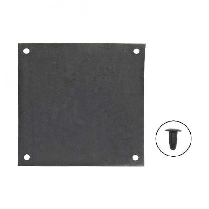 Daniel Carpenter Ford Mustang Battery Terminal Shield - EPDM Rubber C6ZZ-10760