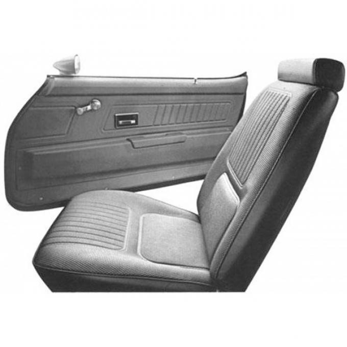 Distinctive Industries 1970 Camaro Standard Front Bucket Seat Upholstery 072595