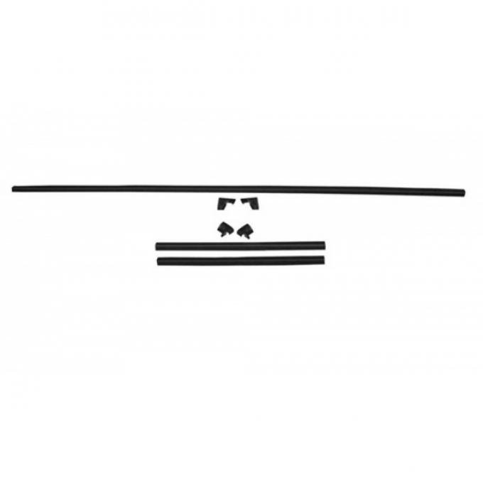 Chevelle - Headliner Rear Window Molding Kit, Coupe, 1964-1965