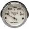 Chevy Custom Water Temperature Gauge, White Face, With Black Vintage Needle, AutoMeter, 1955-1957