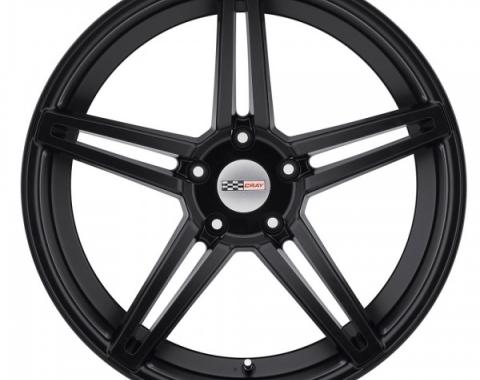 Corvette Wheel, Cray Brickyard, 20x11,  Rear Only, Matte Black, 2014-2017