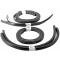 Chevy Headliner & Windlace Tack Strip Set, 4-Door Sedan, 1955