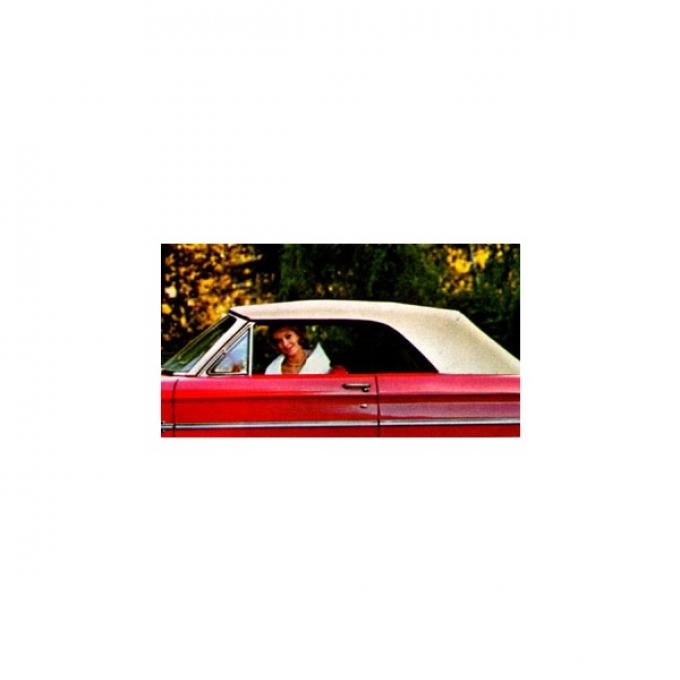 Ford Convertible Top, W/ Glass Rear Window, Fairlane, Torino, Montego, 1968-69