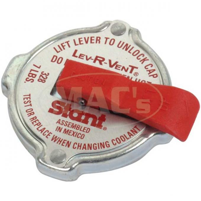 Ford Thunderbird Radiator Cap, 7 Lb., Lever-Type, 1967-71