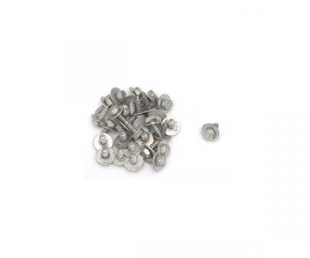 Redline Restomotive® 1955-1957 Chevy 1/4" Front End Sheet Metal Screws, Zinc Plated