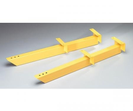 Chevy Nova Universal Traction Bar, Yellow Powder Coat, 1962-1979