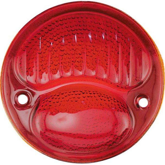 Model A Ford Tail Light Lens - Glass - Red