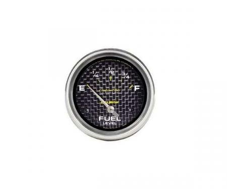 Firebird Fuel Level Gauge, Carbon Fiber, AutoMeter