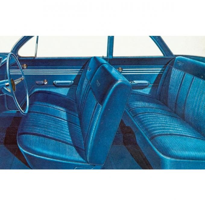 Full Size Chevy Seat Cover Set, 2-Door Sedan, Bel Air, 1961