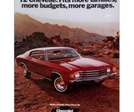 Chevelle Literature, Color Sales Brochure, 1972