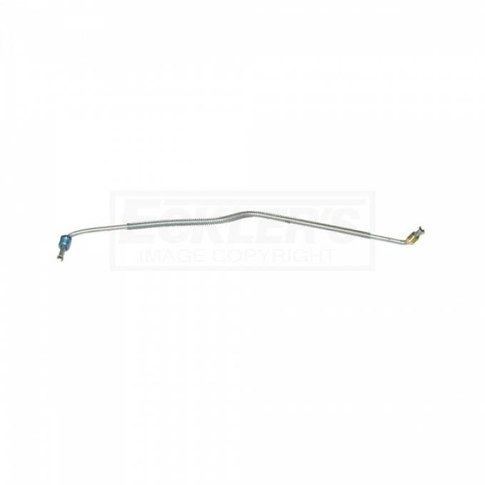 Corvette Rear Master Cylinder Brake Lines, Non-Power Brakes, Stainless Steel, 1974-1982