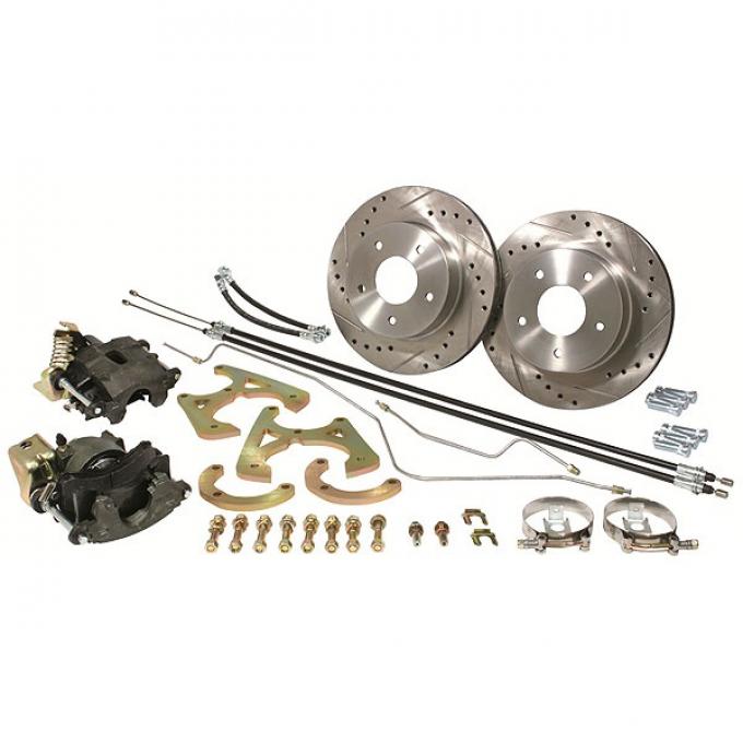 Chevy Truck Disc Brake Kit, Rear, 6 Lug, 1967-1970