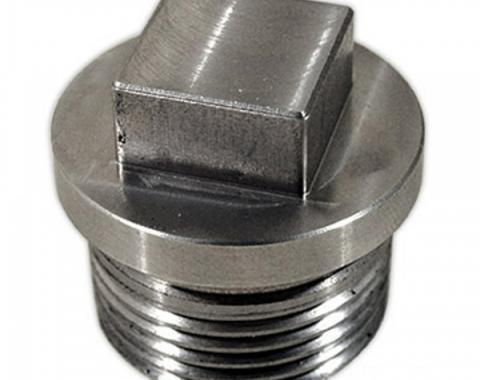 Corvette Rear End Drain Plug, Stainless Steel, 1965-1979