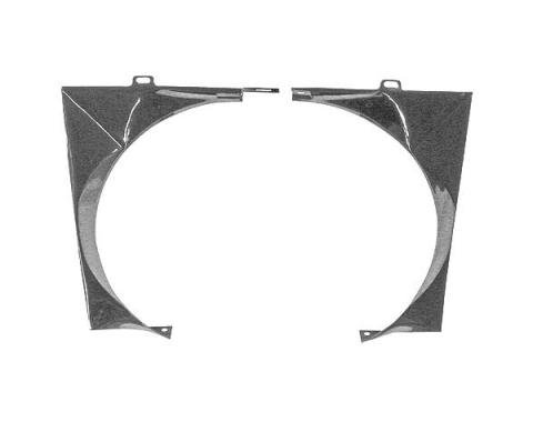 Ford Thunderbird Fan Shroud, 2 Pieces, Metal As Original, 1961-65