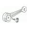 Window Crank Handle - Chrome - Does Not Include Knob