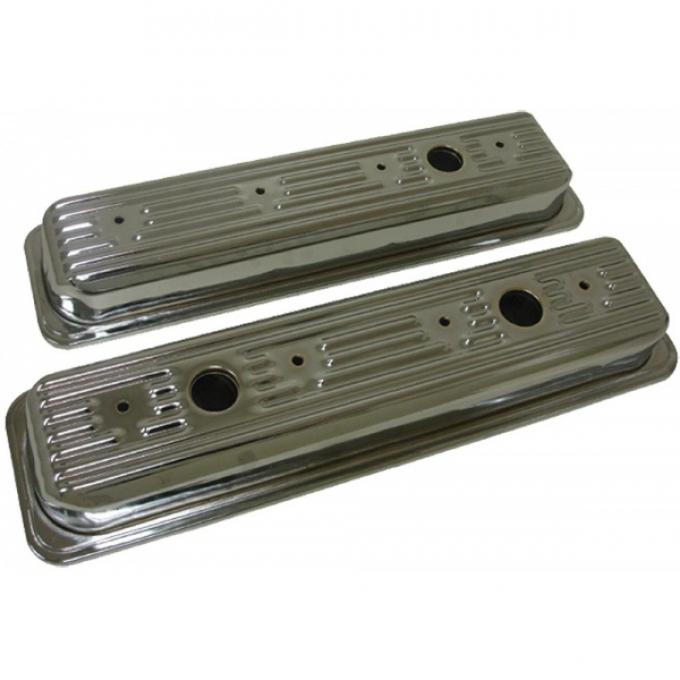 Corvette Chrome Valve Covers, 1986L-1991