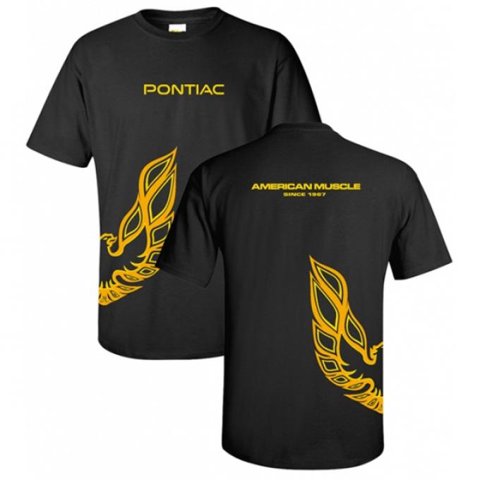 Pontiac American Muscle Since 1967  T-shirt, Black