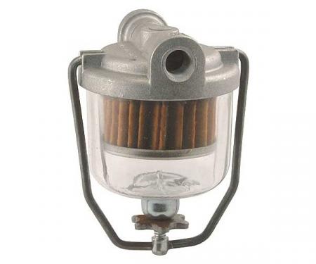 Ford Thunderbird Fuel Filter, With Glass Bowl, 1955-57