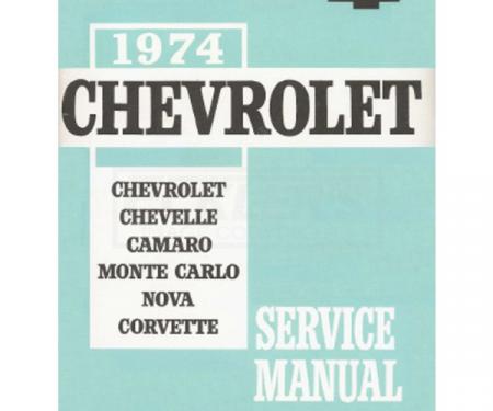 Corvette Service Manual, 1974