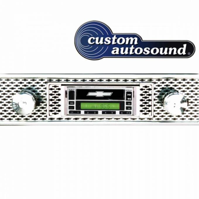 Custom Autosound® AM-FM Stereo Radios | Chevy Concours USA-230 Stereo, 200 Watt, With Auxiliary Inputs, Custom Autosound, 1957