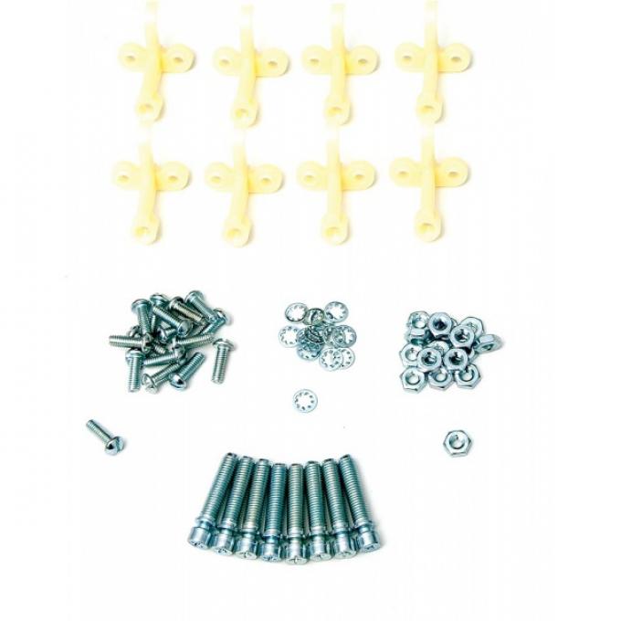 Full Size Chevy Headlight Bucket Hardware Kit, 1960-1961