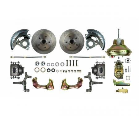 67-9 Front Disc Brake Conversion, 2" Drop, 11" Booster