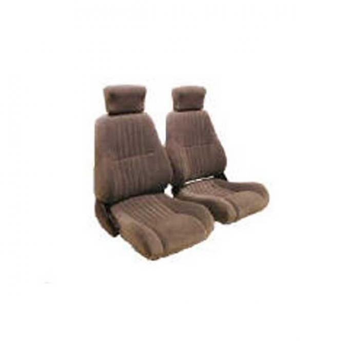 Firebird Seat Covers, Front And Rear, Solid Rear Seat, Base Model, Encore Velour, 1993-2002