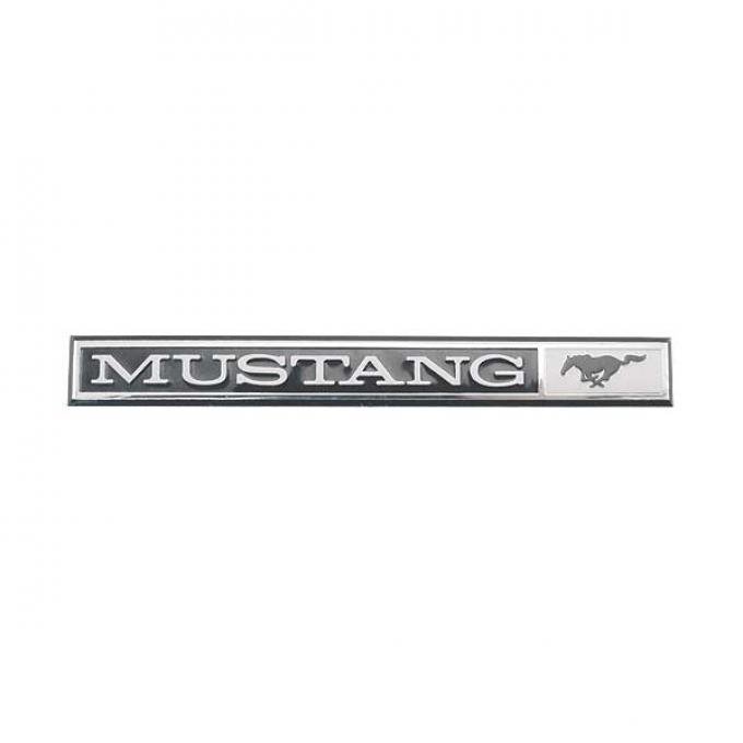 Daniel Carpenter Ford Mustang Dash Panel Emblem Insert - Mustang - Peel & Stick Type - Body Styles 63A, 63B, 76A & 76B C9ZZ-6304460-BI