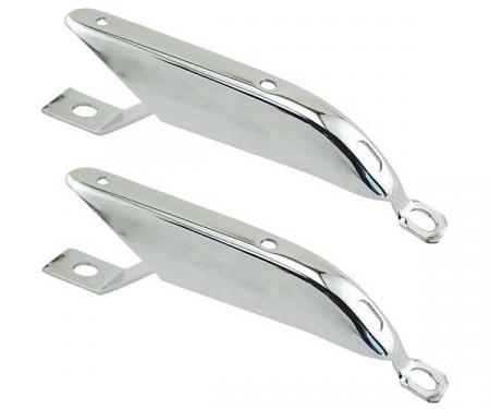 Ford Mustang Rear Bumper Guards - Chrome