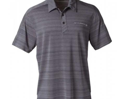 Men's Corvette Stingray Elixir OGIO Petro Gray Polo