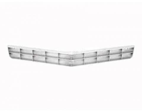 Camaro Lower Grill, Standard, Silver, 1974-1977