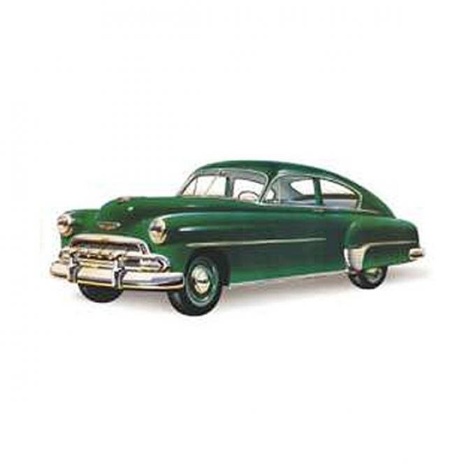 Chevy Windshield, Fleetline 2 & 4-Door Sedan, Left,1949-1952