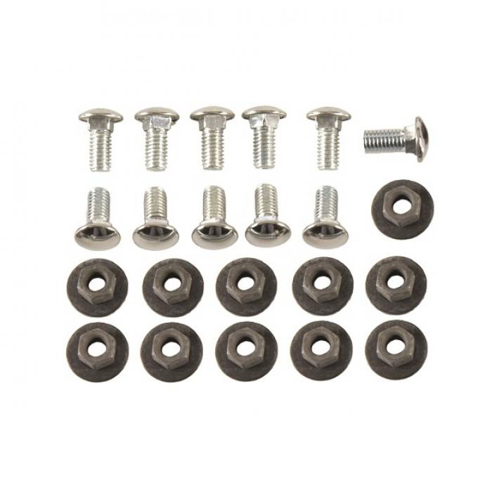 Redline Restomotive® 1970-1973 Chevrolet Camaro Front & Rear Bumper Mounting Bolt Set, Correct