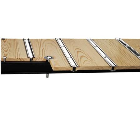 Chevy Truck Bed Flooring, Long Bed, Fleet Side, Pine, With Standard Mounting Holes, 1967-1972