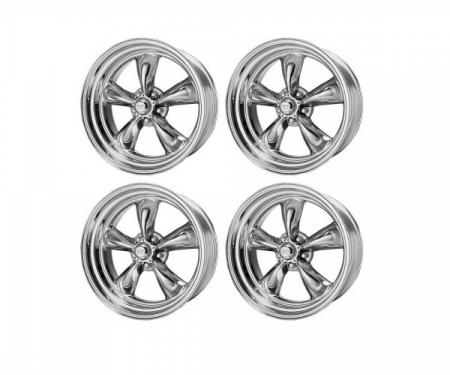 Chevy American Racing Torq Thrust II Wheel Set, Polished Aluminum, 15X8