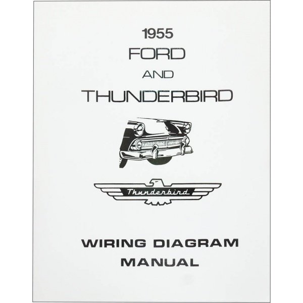 Thunderbird Wiring Diagram Manual, 8 Pages, 1955