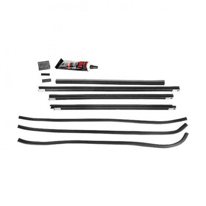 Window Channel Kit - Rear Doors & Quarter Windows - Ford Fordor Sedan