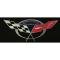 Corvette Trunk Lid Liner Set, Inner, With C5 Commemorative Edition Logo, Black, 3-Piece, 2004