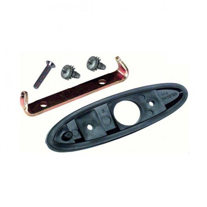 Nova Mirror Bracket Kit, For Remote Bullet Outside Door, Left, 1970-1974