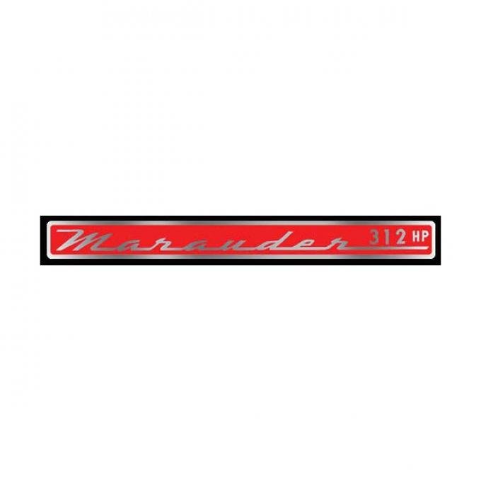 Valve Cover Decal - Marauder 312 Horsepower - Mercury